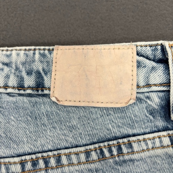 Zara Slim Flare Fit Jeans High Rise Full Length Split Comfort Size US 6 - Picture 9 of 9